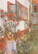 Carl Larsson Ingrid W. oil painting